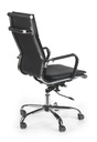 Fotel obrotowy MANTUS krzesło biurowe czarny Szerokość mebla 55 cm