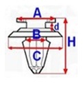 RIVET DE REVÊTEMENT ROMIX C10011 photo 3 - milautoparts-fr.ukrlive.com