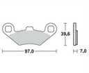 BRENTA PADS BRAKE KH159 SPIEK METALICZNY (ZLOTE) POLARIS (39,6X97X7) photo 5 - milautoparts-fr.ukrlive.com