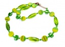 Длинное ожерелье Зеленый Селадон Jablonex Kiara