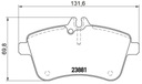 PADS HAM FRONT FOR DB W169 A-CLASS photo 6 - milautoparts-fr.ukrlive.com