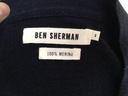 BEN SHERMAN - 100% MERINO vlna - skvelá - S - Dominujúci vzor bez vzoru