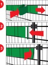 Bradas Tieniaca plotová páska 0,19x35m s klipmi zelená Materiál pletiva Potiahnuté PCV
