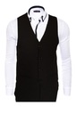 Деловой мужской жилет Elegant Classic, размер 50, черный