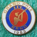 ЗНАЧОК ГРАН-ПРИ СОРЕВНОВАНИЙ ПО СТРЕЛЬБЕ 1983 ГОД