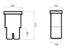 FUSES 40A IN BODY JAPVAL TYPE 'F' (1SZT) PCS. AC 000664 photo 2 - milautoparts-fr.ukrlive.com