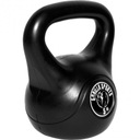 Gorilla Sports kettlebell činka, plast, čierna, 5 kg Model 100342-00006-0010