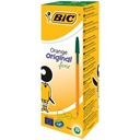 Традиционная быстросохнущая шариковая ручка оранжевого цвета BIC Orange Fine Green 20x