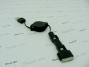 Kábel 3v1 zvinovací micro USB mini USB pre iPh 4 4G 4 Druh náhradný