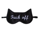 ЧЕРНАЯ КОШКА Маска для лица FUCK OFF С повязкой на глазах