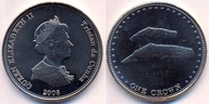 Tristan DA CUNHA 1 crown 2008 р. кити