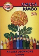 Ceruzkové ceruzky Jumbo Omega Koh-I-Noor 24 ks