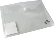 Obálkový kufrík PP Titanum A5 biely transparentný