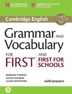 Grammar and Vocabulary for First and First for Schools Book with Answers an