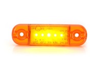 Obrysová LED lampa W97.2 5 LED oranžová