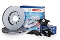 2× Bosch 0 986 479 736 Brzdový kotúč + Bosch 0 986 494 453 Sada brzdových doštičiek, kotúčové brzdy