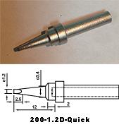 Hrot 200-1.2D sekáč 1,2mm Quick Xytronic
