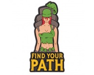 Naszywka Helikon PVC Find Your Path - Olive Green