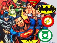 DC COMICS SUPERHEROES BOHATEROWIE PLAKAT OBRAZ 3D