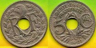 Francja 5 Centimes 1921 r.