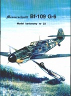 Model Card č. Letadlo Messerschmitt Bf-109 G-6