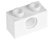 LEGO Belka 1x2 3700 biała - 4 szt.