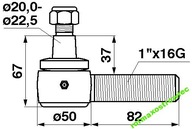 Шрус шариковый ручка головка targanca john deere mf