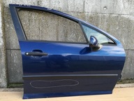 Дверь правый перед peugeot 407 eged седан синий
