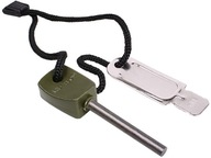 Krzesiwo Turystyczne Mil-Tec magnezowe wojskowe Small mały kluczyk Olive