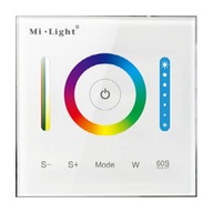 Milight RGB RGBW CCT ovládač na stenu pre LED P3