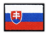 Słowacja Naszywka - Flaga Słowacji (5 cm x 3,5 cm)