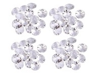 Diamantové konfety Diamantové transparentné Kryštáliky na dekoráciu 100ks