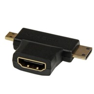 Adapter 2w1 dual HDMI 2.0 - MICRO MINI - wys 24h