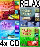 DŹWIĘKI PTAKI LAS MORZE RAJ Muzyka Relaksacyjna4CD