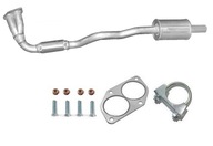 Opel zafira a 1.6 1.8 (1999-2000) трубка kolektorowa глушитель - фото