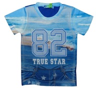 BLÚZKA T-shirt TRUE STAR 6 cca 110/116 cm DENIM