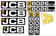 Наклейки наклейки koparka jcb 8026 cts+piktogramy