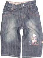 MOTHERCARE cienkie jeansy z aplikacją 66 cm