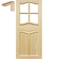 Drevené dvere borovicové 70 zárubňa STOLGEN DL2
