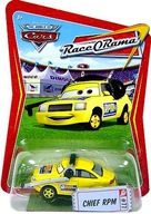 Chief Šéf TÍMU RPM č. 64 Kovové autá Cars Disney Mattel 1:55