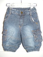 H&M jeansy z podszewką 62 cm