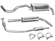 Vw polo 3 (n6) 1.0 1.3 1.4 бензин - три глушители+уплотнитель, прокладки+зажимы