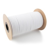 Elastické lano Gumový expandér Guma na plachty biela 5mm 1m