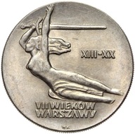 Poľsko PRL - minca - 10 zlatých 1965 - VARŠAVA NIKE VII STOROČIA VARŠAVA