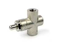 Vypúšťací ventil pre plyn 1/4" Manometer