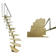 Modulárne schody BARDA model Lima 02 12 dielov