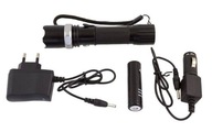 Фонарик led cree q5 фонарик ручная policyjna bailong аккумулятор 18650 zoom