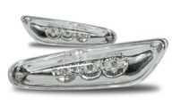 Указатель сторона bmw e46 09.01-03.05 хром, хромом led - фото