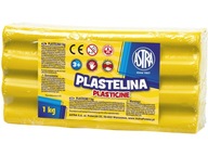 Plastelína Astra 500g žltá