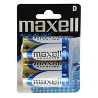 Alkalická batéria Maxell D (R20) 2 ks